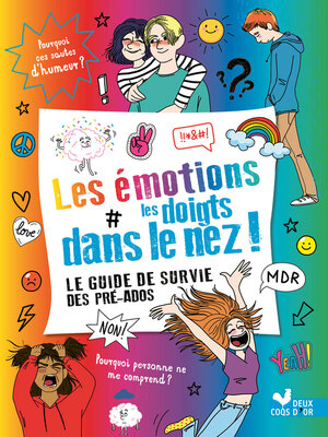 cover image of Les émotions les doigts dans le nez